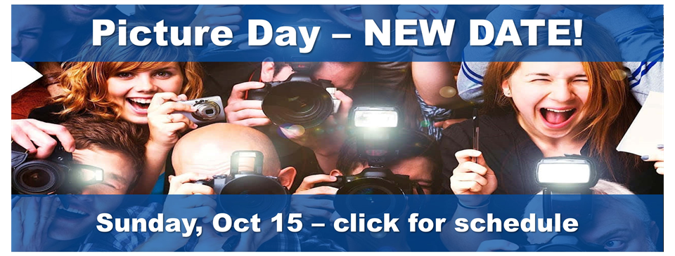 Picture Day - New Date!