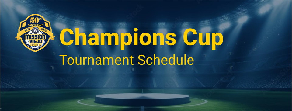 Champions Cup Schedule